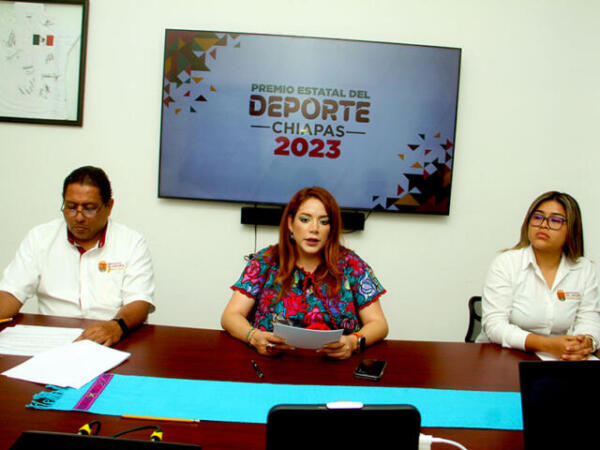 Tania Robles da a conocer la convocatoria para el Premio Estatal del Deporte 2023