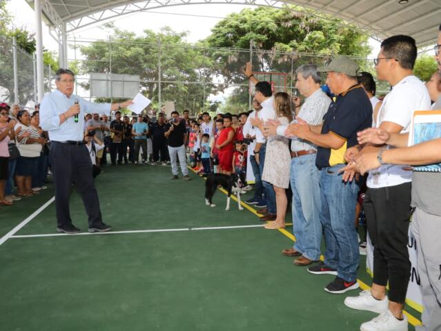 Carlos Morales continúa su Compromiso con el Deporte al Inaugurar Nuevo Domo en La Herradura