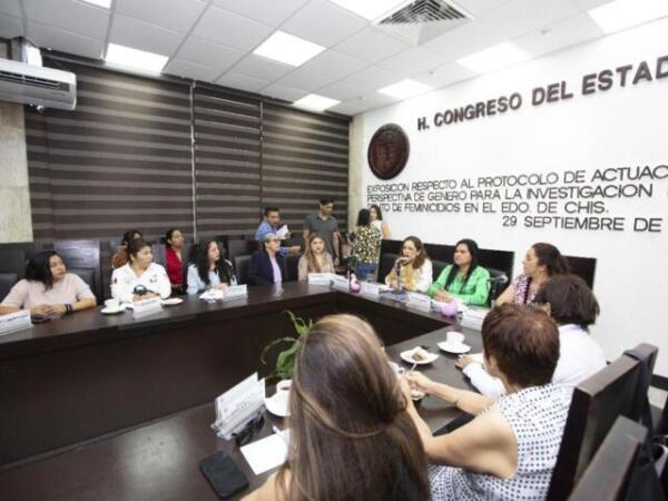 Chiapas avanza en protocolo de actuación en casos de Feminicidios: Elizabeth Escobedo