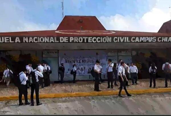 Más de cinco mil alumnos, inician clases en la Escuela Nacional de Protección Civil, Campus Chiapas