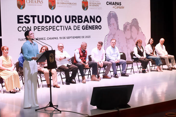 Rutilio Escandón asiste a presentación del Estudio Urbano con Perspectiva de Género