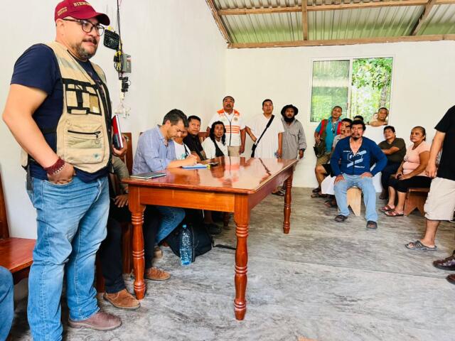 SEDENA, SEGOB y Gobierno de Chiapas coordinan atención en la selva Lacandona