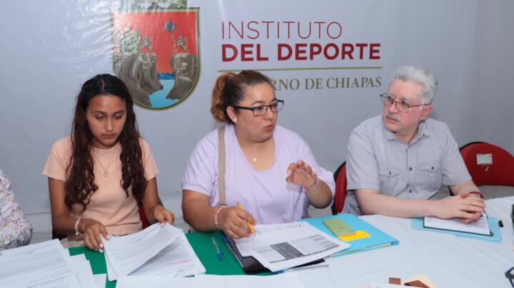 Indeporte imparte capacitación en temas de Infraestructura Deportiva a representantes de municipios de Chiapas