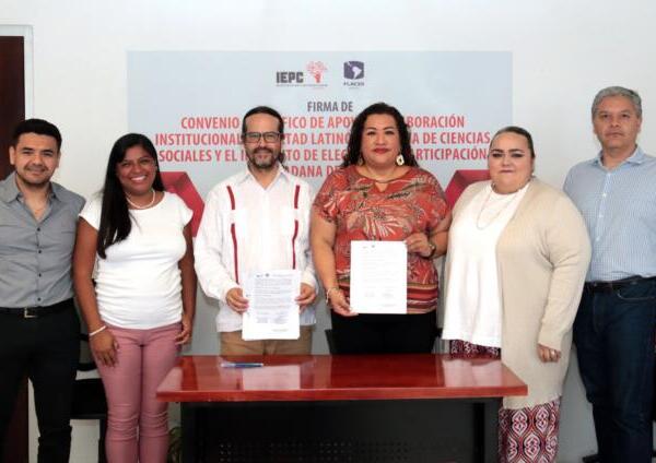 Firman Convenio IEPC y FLACSO México