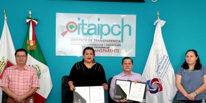 Firman IEPC e ITAIP convenio de colaboración para la implementación del Sistema Automatizado de Gestión de Archivos