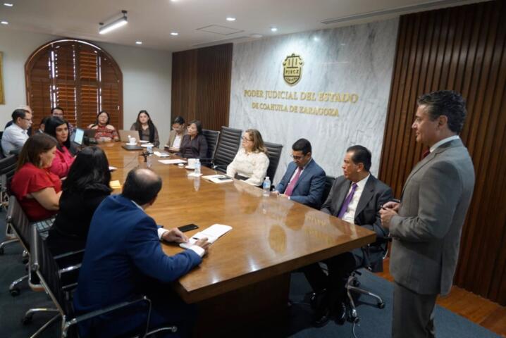 Realiza Poder Judicial de Chiapas visita a juzgados de Coahuila