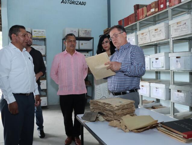 Visita Ramos Pérez Archivo Judicial en Berriozábal
