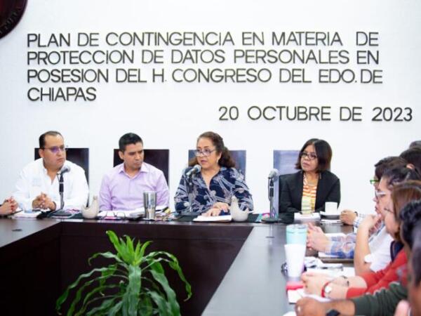 Diputada Karina Del Río presenta curso de protección de datos personales en Congreso