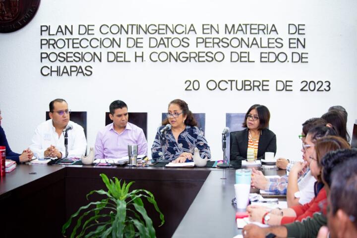 Diputada Karina Del Río presenta curso de protección de datos personales en Congreso