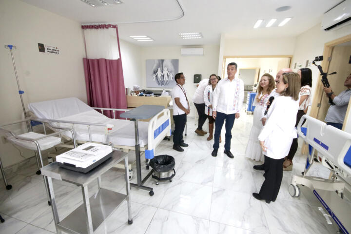 En Emiliano Zapata, Rutilio Escandón inaugura el Centro de Salud
