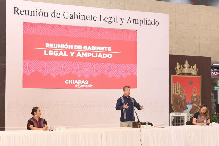 Rutilio Escandón pide a su Gabinete cerrar el quinto año de gobierno de forma responsable