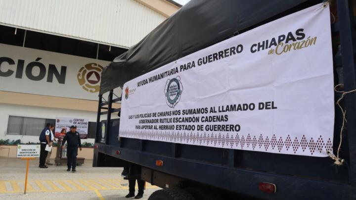 SSyPC se sigue sumando al llamado del gobernador Rutilio Escandón para apoyar a familias damnificadas de Guerrero