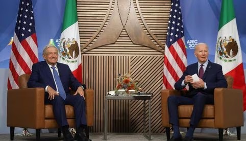 Mantiene López Obrador compromiso de colaboración con gobierno de Biden