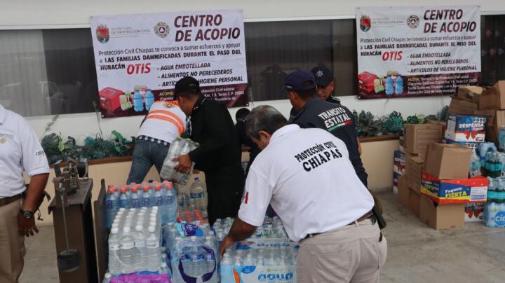 SSyPC se sigue sumando al llamado del gobernador Rutilio Escandón para apoyar a familias damnificadas de Guerrero