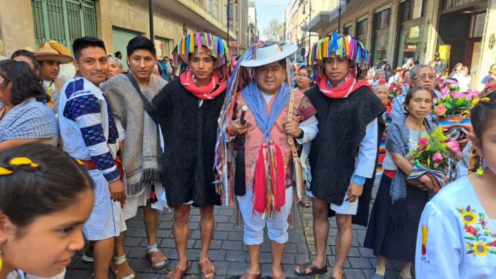 Pueblos indígenas de Chiapas presentes en el desfile por el 113 Aniversario de la Revolución Mexicana en CDMX