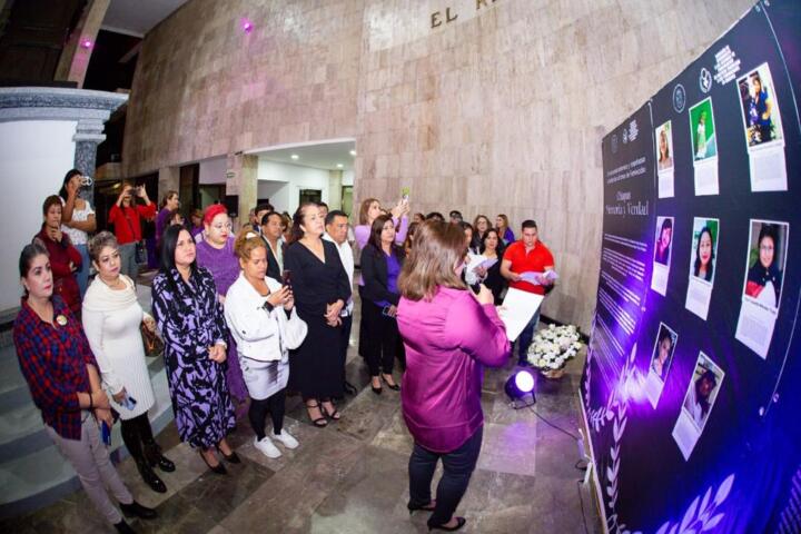 Inaugura diputada Elizabeth Escobedo Exposición: “Memoria y Verdad” en Congreso del Estado