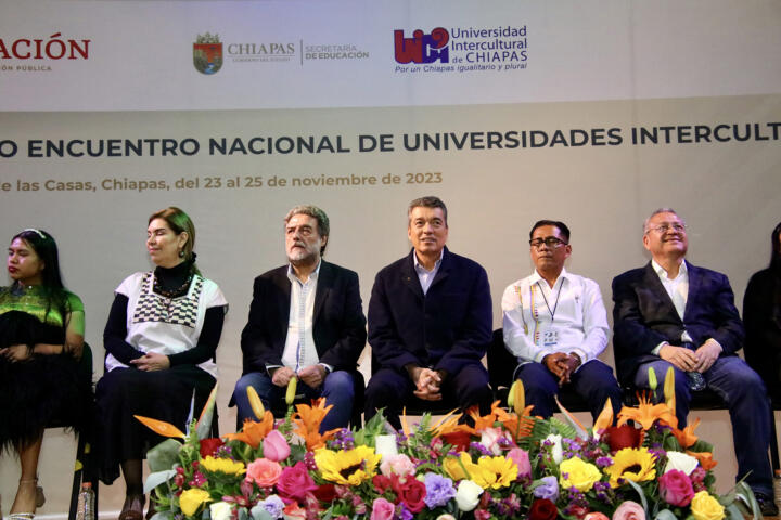 En SCLC, Rutilio Escandón inaugura 2º Encuentro Nacional de Universidades Interculturales