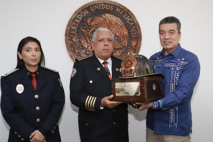 Rutilio Escandón se reúne con administradora de Incendios de la Agencia Federal de Emergencias de EUA