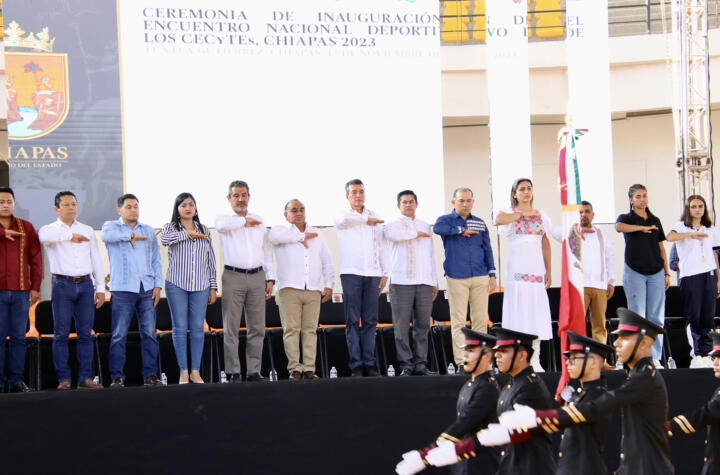 Inaugura Rutilio Escandón el XIX Encuentro Nacional Deportivo de los Cecytes 2023