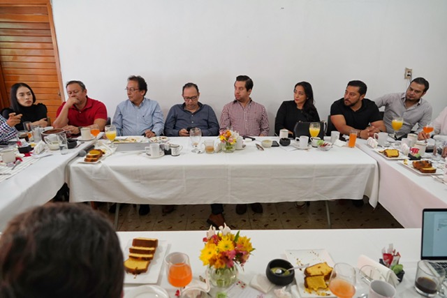 Reunión de equipos del senador Eduardo Ramírez y la Dra. Claudia Sheinbaum