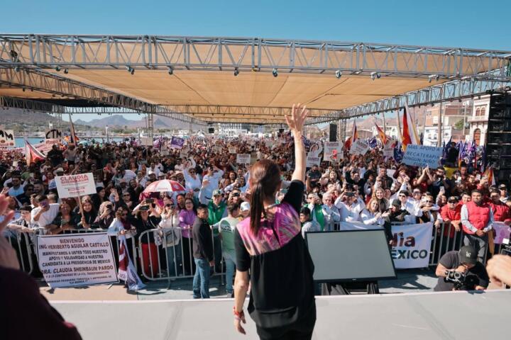 “México tiene que seguir creciendo con prosperidad compartida”: Claudia Sheinbaum desde Guaymas, Sonora