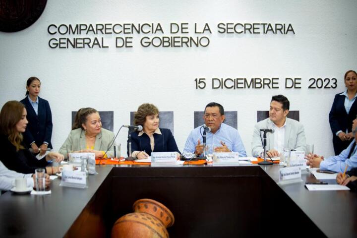 Seguridad, gobernabilidad y paz social, están garantizadas en el estado: Cecilia Flores Pérez