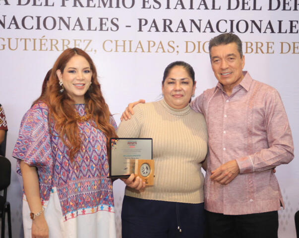 Rutilio Escandón entrega Premio Estatal del Deporte y estímulos a medallistas Conade y Primera Fuerza
