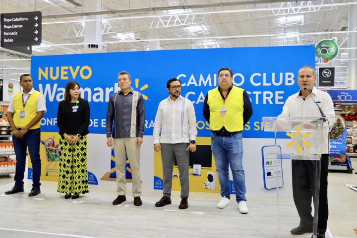 Inaugura Rutilio Escandón la sucursal de Walmart Supercenter Club Campestre en Tuxtla Gutiérrez