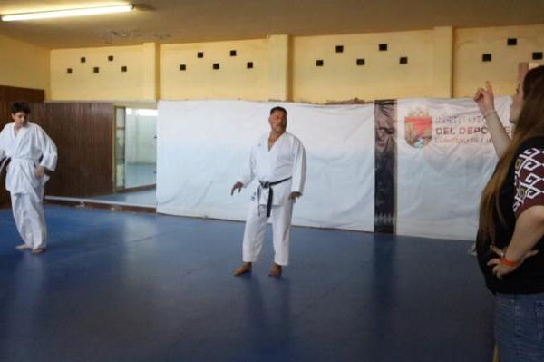 Se rehabilita infraestructura deportiva y se apertura espacio para Karate dentro del Indeporte