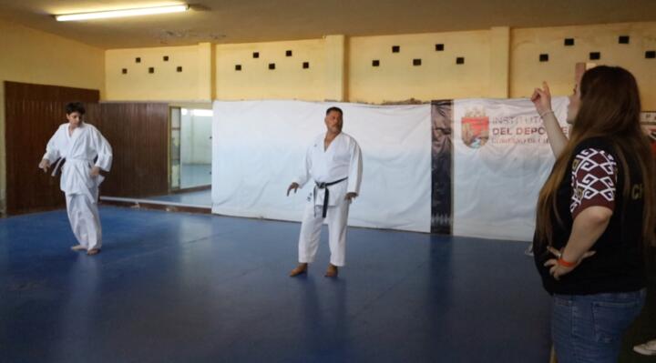 Se rehabilita infraestructura deportiva y se apertura espacio para Karate dentro del Indeporte