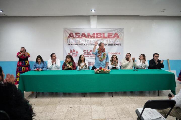Estructura “Dejando Huella” del coordinador estatal Eduardo Ramírez se reúne con Antonio Santos, delegado político de Claudia Sheinbaum
