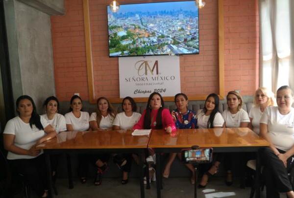 Presentan convocatoria del certamen Señora México Internacional Chiapas 2024