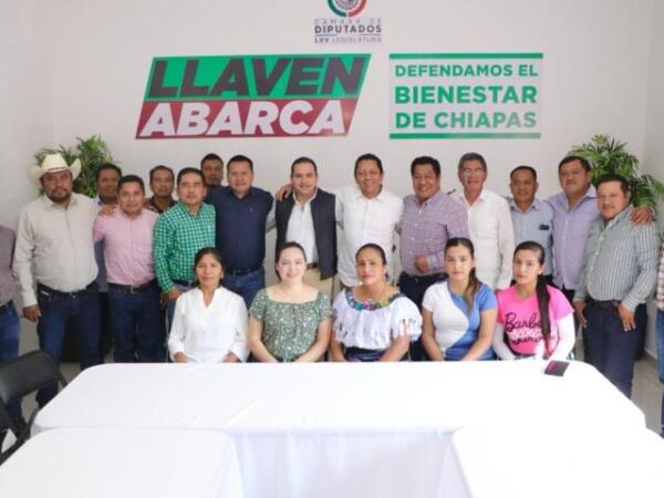 Pide Llaven Abarca reforzar los trabajos territoriales a favor de la 4T en Chiapas