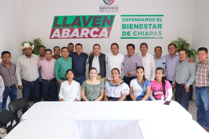 Pide Llaven Abarca reforzar los trabajos territoriales a favor de la 4T en Chiapas