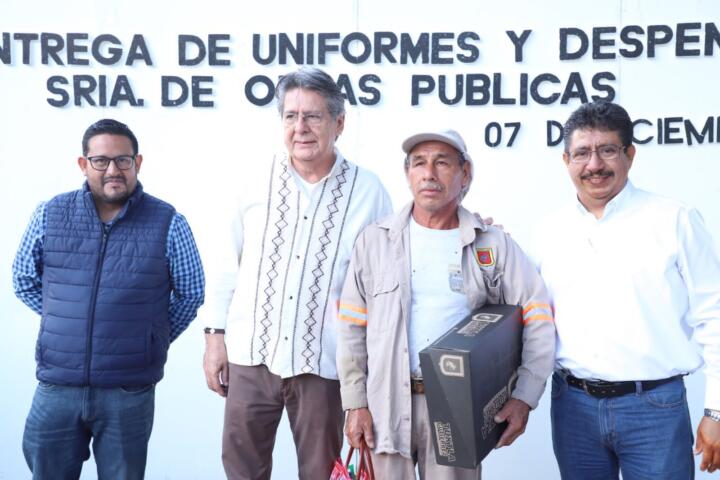 Apoyo al personal operativo: el compromiso de la administración de Carlos Morales Vázquez