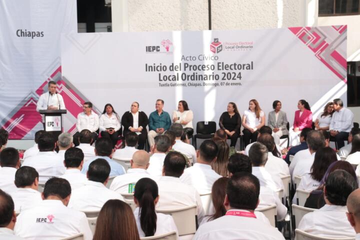 Arranca en Chiapas el Proceso Electoral Local Ordinario 2024
