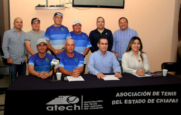 Se reúne Instituto del Deporte y ATECH para promoción y desarrollo del tenis en Chiapas