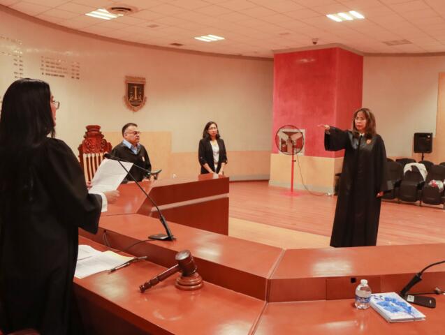 Sesionan y nombran presidenta del Pleno de Distrito del Poder Judicial