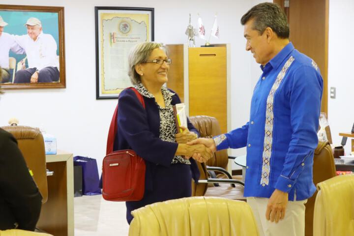 Se reúne Rutilio Escandón con Gabriela Rodríguez, secretaria general del Consejo Nacional de Población
