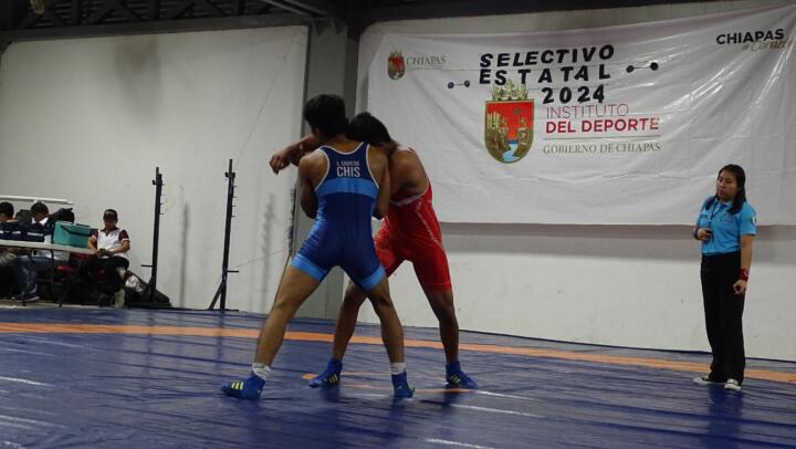 Gladiadores chiapanecos participaron en el Control Estatal de Luchas Asociadas rumbo a los Nacionales Conade 2024
