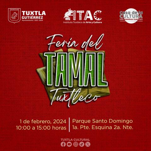 Feria del Tamal tuxtleco 2024 celebrará la rica gastronomía local