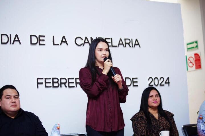 Flor Esponda conmemora con trabajadores el Día de la Candelaria