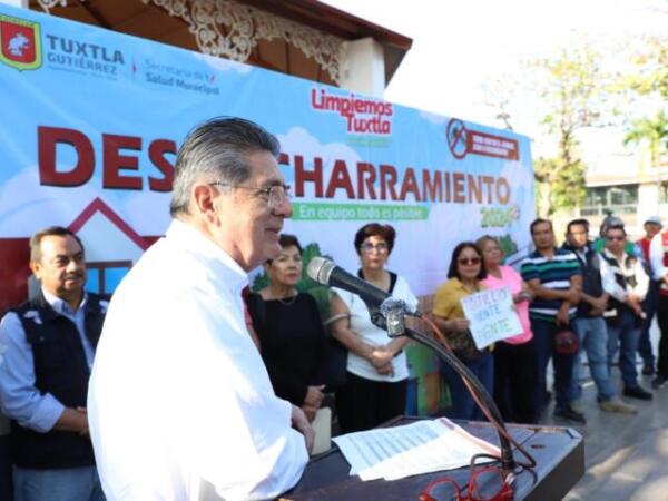 Acciones preventivas en Tuxtla Gutiérrez para erradicar criaderos de mosquitos