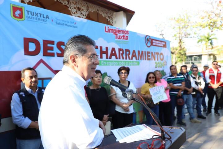 Acciones preventivas en Tuxtla Gutiérrez para erradicar criaderos de mosquitos