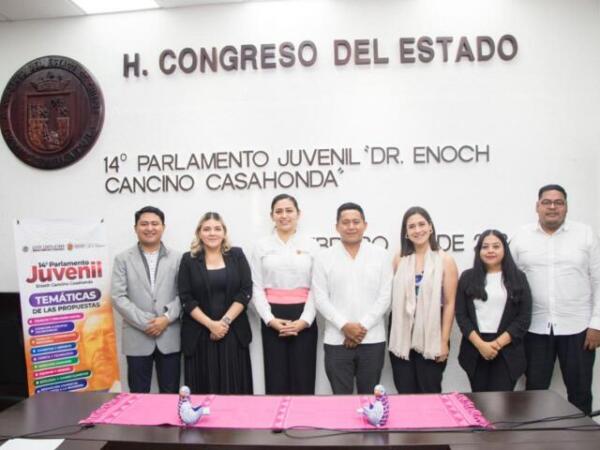 Aspirantes a integrar el 14 Parlamento Juvenil “Enoch Cancino Casahonda” presentaron sus propuestas