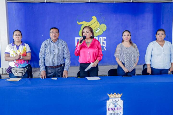 Ayuntamiento de Tapachula participa en la inauguración de los Juegos Deportivos Escolares 2024 Etapa Municipal