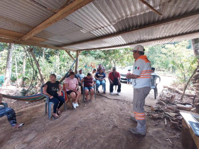 Protección Civil de Tapachula, conforma Comités Comunitarios Resilientes en Comunidades Rurales