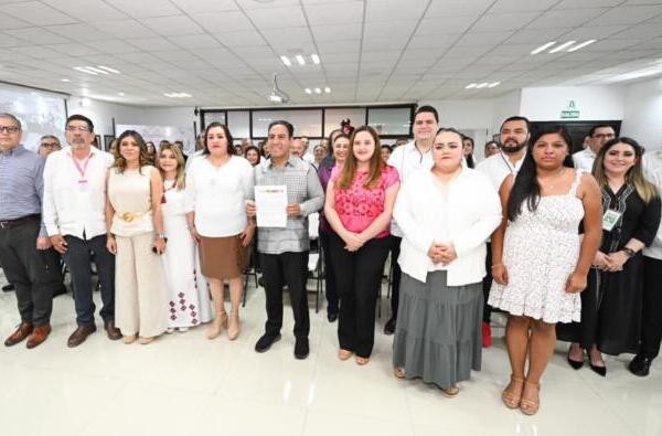 Recibe IEPC solicitud de registro de candidato a la gubernatura por la coalición “Sigamos Haciendo Historia en Chiapas”