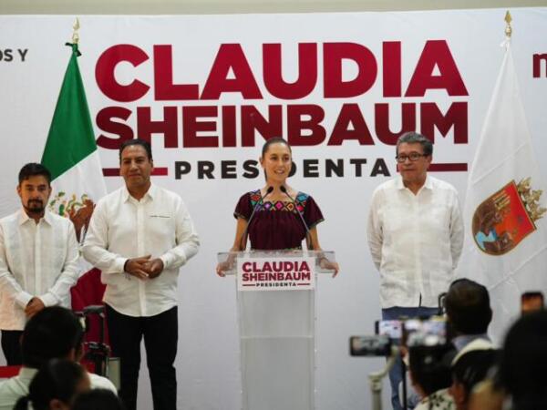 Claudia Sheinbaum apuesta al desarrollo de la frontera sur de Chiapas a través de la industrialización y la atención a migrantes