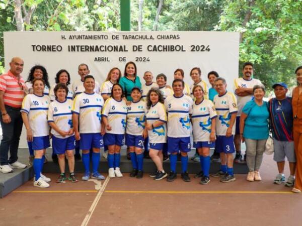 Organiza Ayuntamiento de Tapachula Torneo Internacional de Cachibol 2024